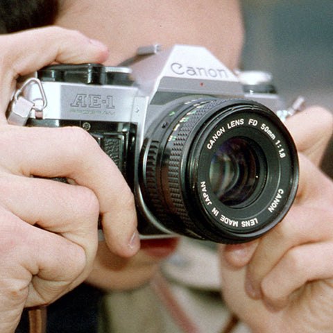 Canon AE-1 film camera