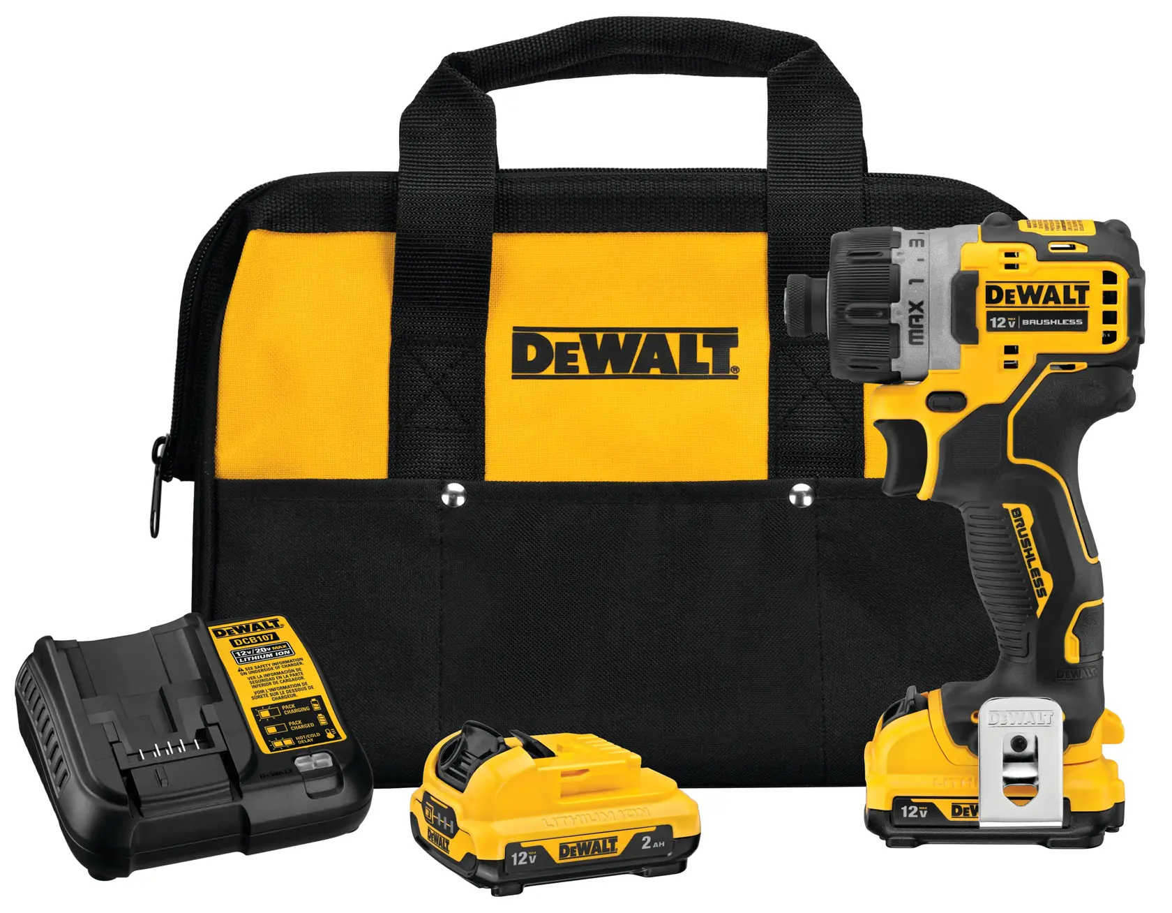 DeWalt XTREME 12V MAX Brushless Screwdriver Kit (DCF601F2) — Open Box