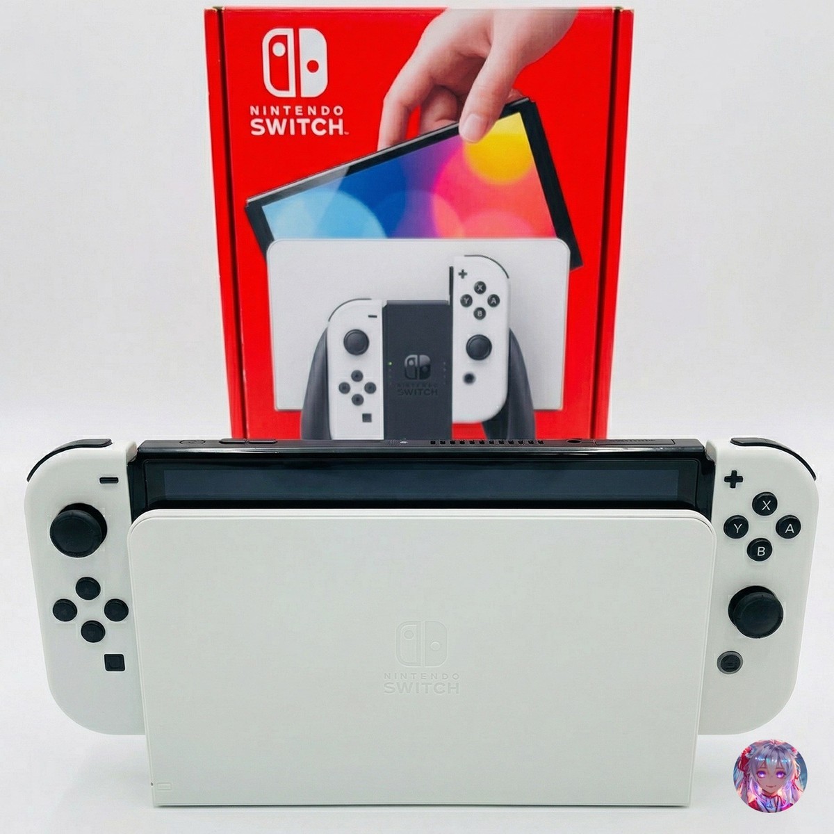 Nintendo Switch OLED Console (White)